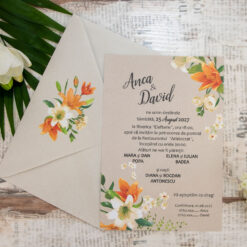 invitatii nunta flori 22441