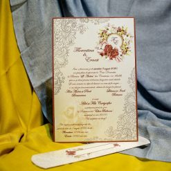 invitatii nunta papirus pergament 3221