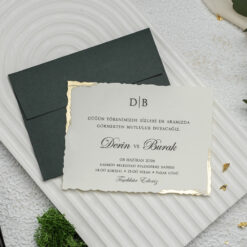 invitatii nunta verzi verde inchis