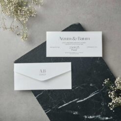 invitatii nunta elegante embosate si ieftine 22517.