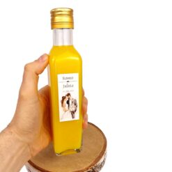 sticle tuica nunta 250 ml oferte cu etichete si dop.
