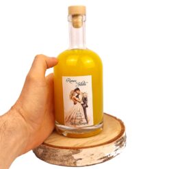 sticle tuica nunta 500 ml cu dop sintetic si eticheta premium.